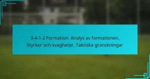 3-4-1-2 Formation: Analys av formationen, Styrkor och svagheter, Taktiska granskningar