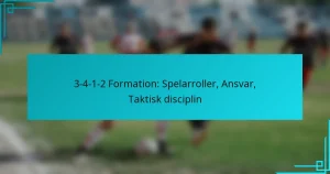 3-4-1-2 Formation: Spelarroller, Ansvar, Taktisk disciplin